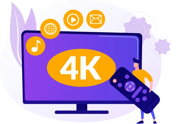 Watching live television and on-demand entertainment